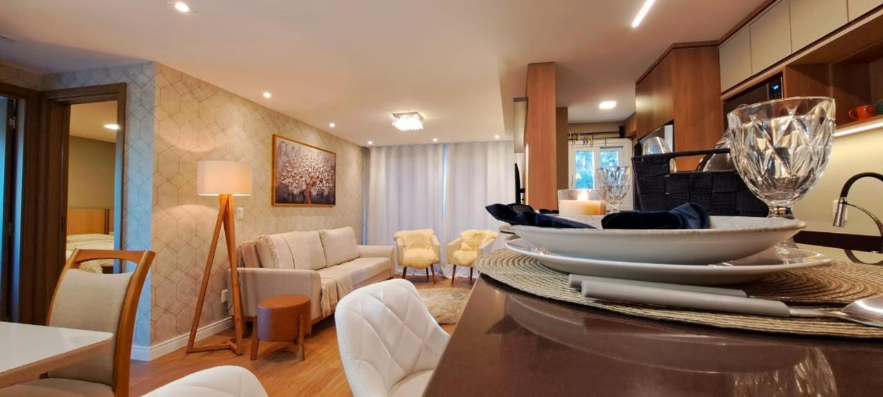 Luxuoso Apartamento Em Gramado - 2 Suites Exterior photo